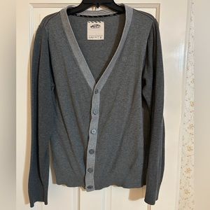 Vans Men’s Grey (Two-Tone) Cardigan Size Small